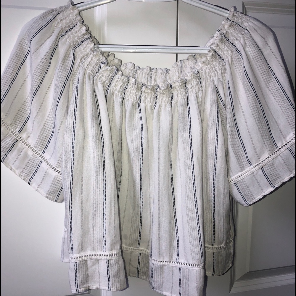 off the shoulder shirt